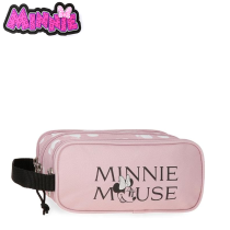 DISNEY - NECESSAIRE KIDS 3 CERNIERE LINEA "MINNIE HEAD"