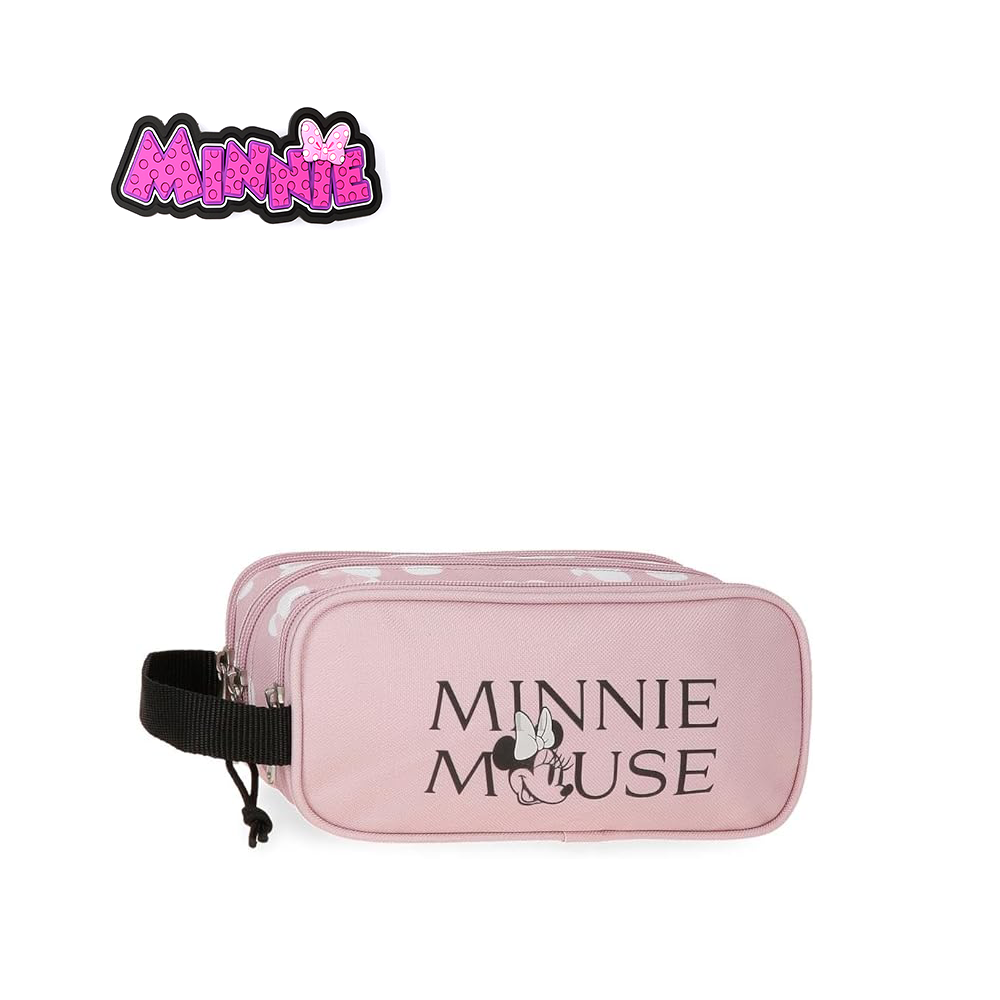 DISNEY - NECESSAIRE KIDS 3 CERNIERE LINEA "MINNIE HEAD" DISNEY - NECESSAIRE KIDS 3 CERNIERE LINEA "MINNIE HEAD"