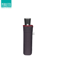 PERLETTI - OMBRELLO UOMO MINI A/C AUTOSCATTO TINTA UNITA