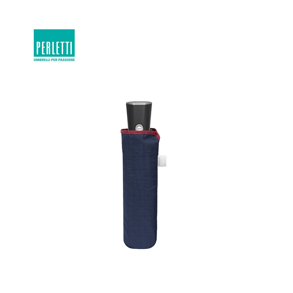 PERLETTI - OMBRELLO UOMO MINI A/C AUTOSCATTO TINTA UNITA PERLETTI - OMBRELLO UOMO MINI A/C AUTOSCATTO TINTA UNITA
