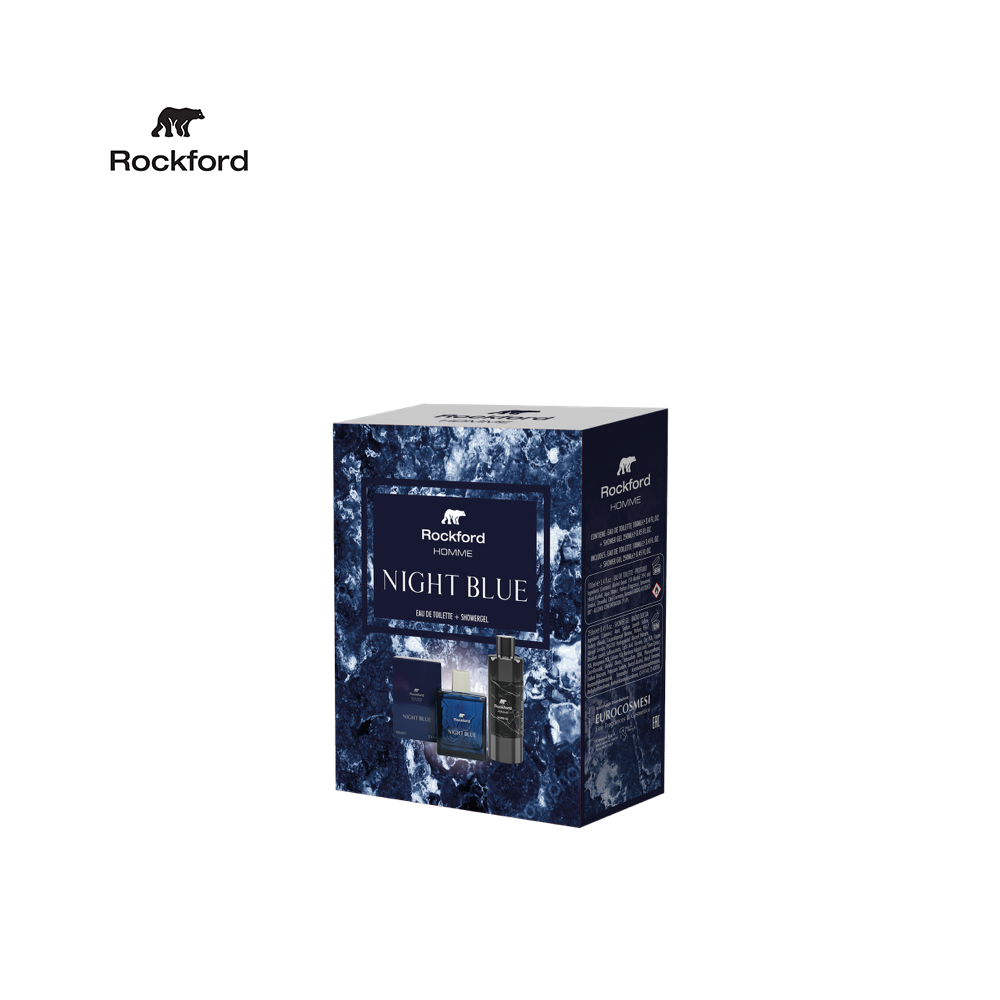 ROCKFORD - CONFEZIONE REGALO HOMME NIGHT BLUE EDT 100 ML + SHOWER GEL 250 ML ROCKFORD - CONFEZIONE REGALO HOMME NIGHT BLUE EDT 100 ML + SHOWER GEL 250 ML