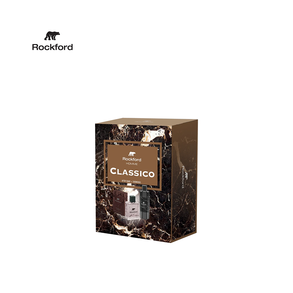 ROCKFORD - CONFEZIONE REGALO HOMME CLASSICO AFTER SHAVE 100 ML + SHOWER GEL 250 ML ROCKFORD - CONFEZIONE REGALO HOMME CLASSICO AFTER SHAVE 100 ML + SHOWER GEL 250 ML