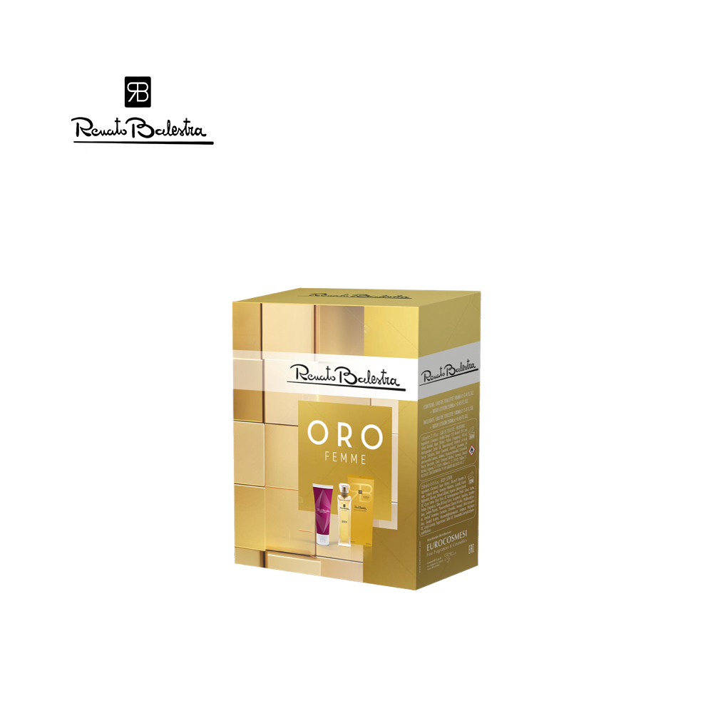 RENATO BALESTRA - CONFEZIONE REGALO ORO FEMME EDT 100 ML + BODY LOTION 100 ML RENATO BALESTRA - CONFEZIONE REGALO ORO FEMME EDT 100 ML + BODY LOTION 100 ML