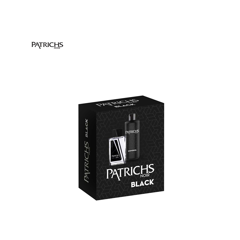 PATRICHS NOIR - CONFEZIONE REGALO UOMO BLACK EDT 75 ML + SHOWERGEL 250 ML PATRICHS NOIR - CONFEZIONE REGALO UOMO BLACK EDT 75 ML + SHOWERGEL 250 ML