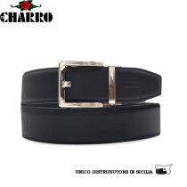 EL CHARRO - CINTURA IN TPU (POLIURETANO TERMOPLASTICO) FIBBIA NICKEL SATINATO A SCORRIMENTO