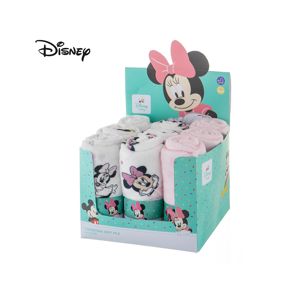 DISNEY BABY - COPERTINA SOFT IN PILE MINNIE MOUSE