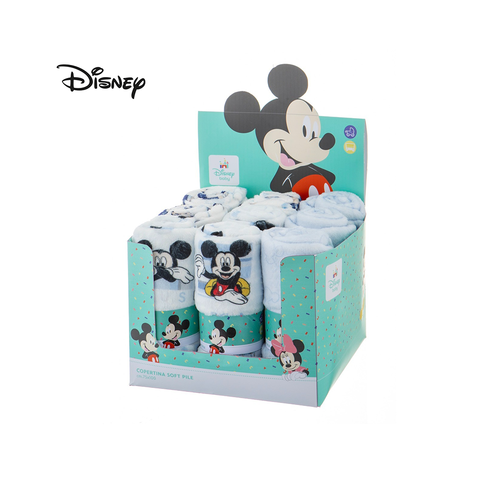 DISNEY BABY - COPERTINA SOFT IN PILE MICKEY MOUSE
