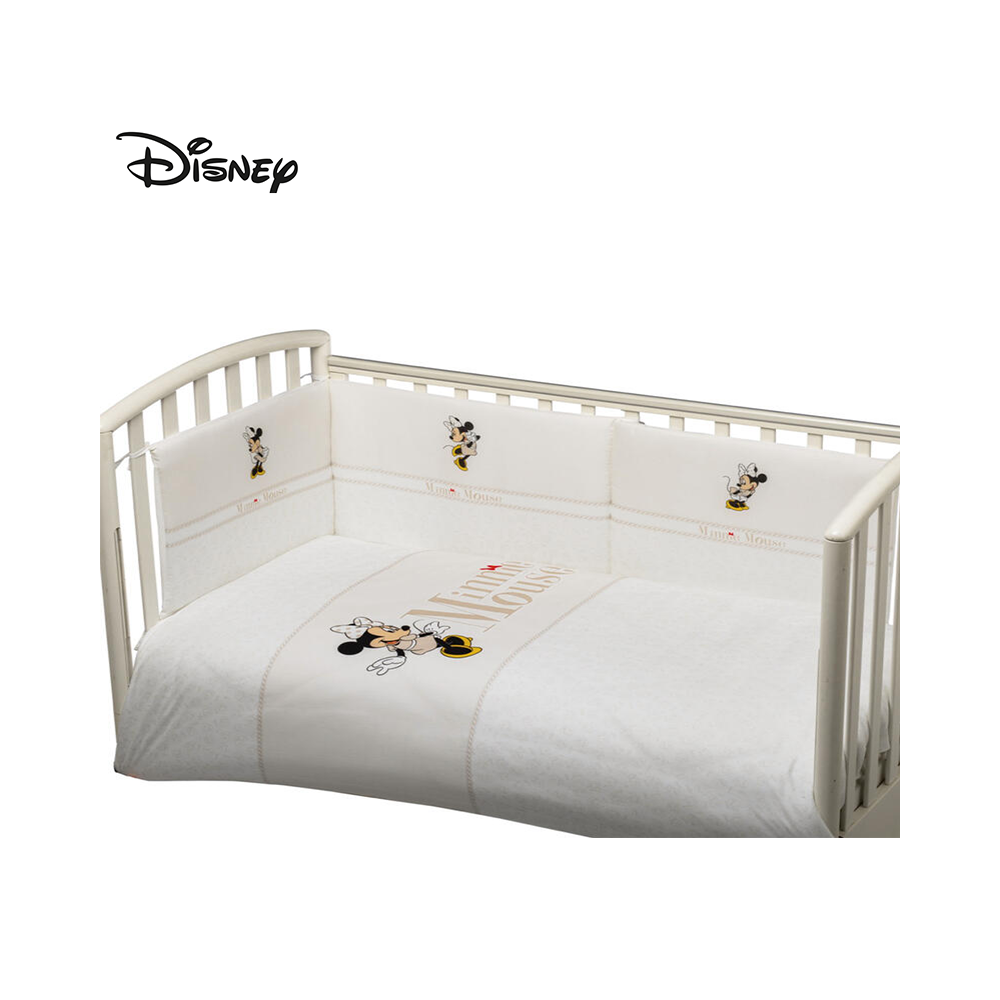 DISNEY BABY - TRAPUNTA E PARACOLPI COMPLETO DI LENZUOLO SOPRA, SOTTO E FEDERA KIT 5 PZ MINNIE MOUSE DISNEY BABY - TRAPUNTA E PARACOLPI COMPLETO DI LENZUOLO SOPRA, SOTTO E FEDERA KIT 5 PZ MINNIE MOUSE