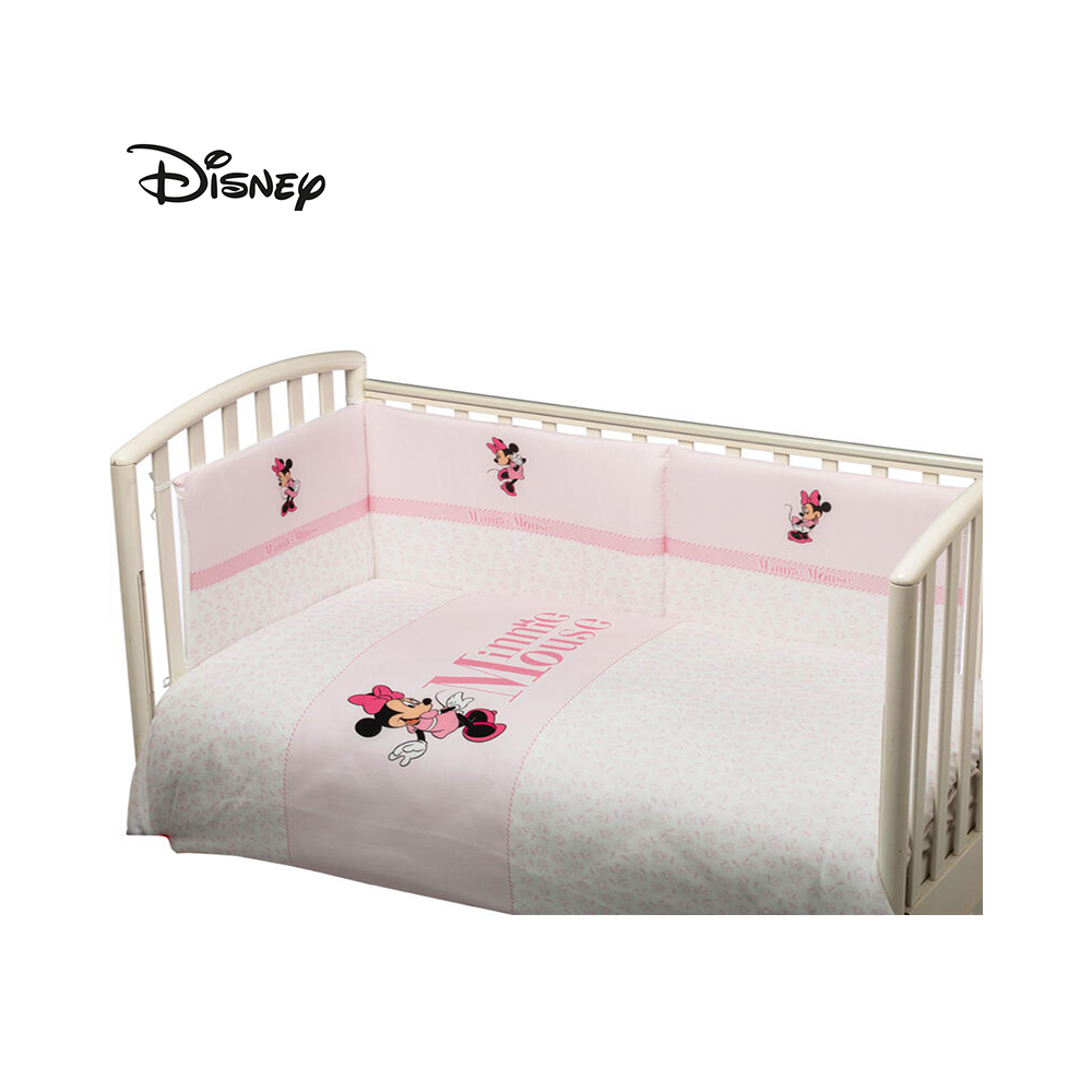 DISNEY BABY - TRAPUNTA E PARACOLPI COMPLETO DI LENZUOLO SOPRA, SOTTO E FEDERA KIT 5 PZ MINNIE MOUSE DISNEY BABY - TRAPUNTA E PARACOLPI COMPLETO DI LENZUOLO SOPRA, SOTTO E FEDERA KIT 5 PZ MINNIE MOUSE