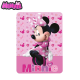 DISNEY - COPERTINA PLAID SOFT IN PILE MINNIE MOUSE