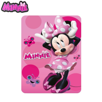 DISNEY - COPERTINA PLAID SOFT IN PILE MINNIE MOUSE