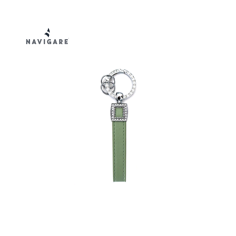 NAVIGARE DONNA PORTACHIAVI IN ECOPELLE E STRASS