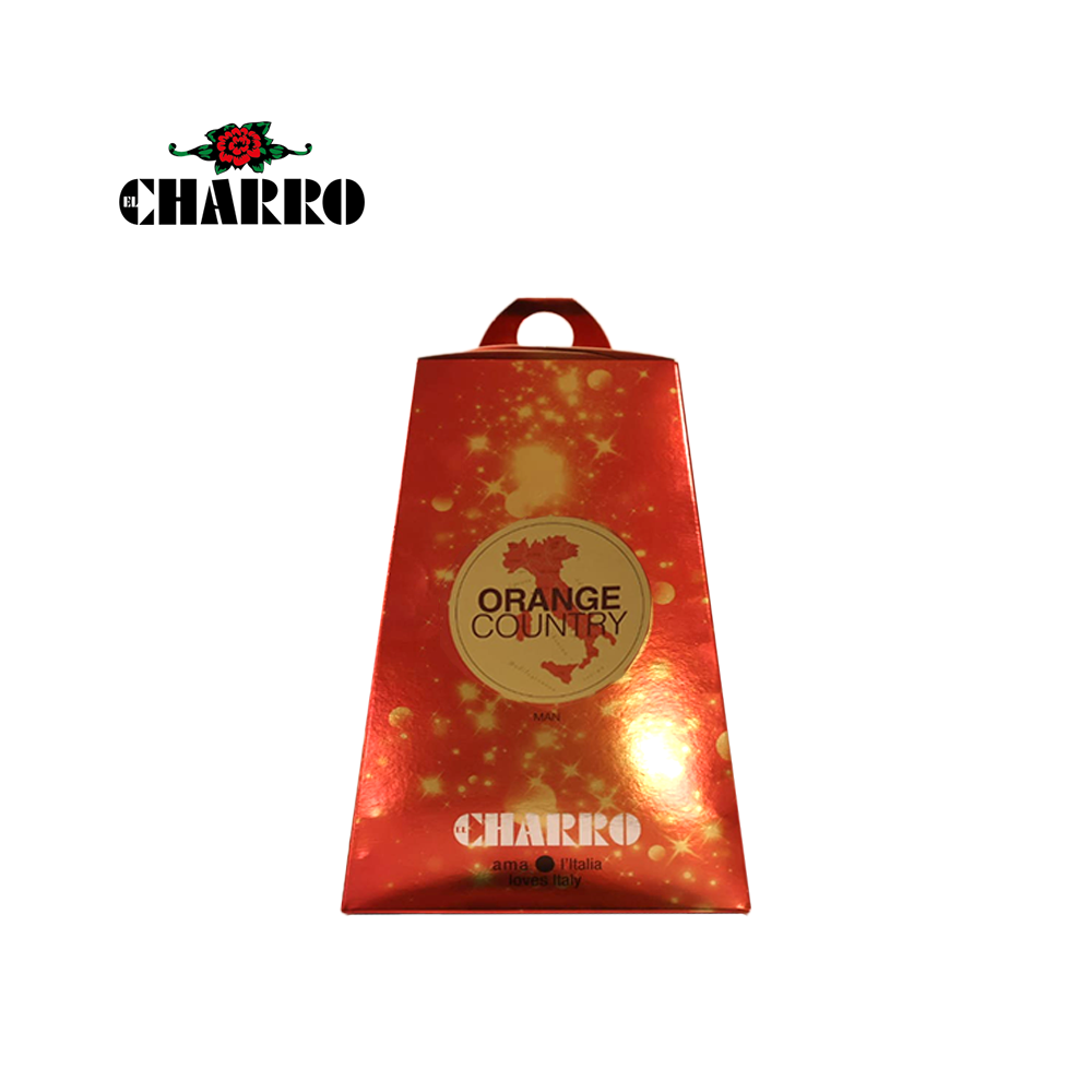 EL CHARRO - CONFEZIONE REGALO PANETTONE ORANGE COUNTRY MAN BASCHIUMA 200ML + DEO 100ML