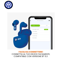 FC INTER - AURICOLARI CON BOX RICARICA HIGH TECH