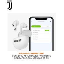 FC JUVENTUS - AURICOLARI CON BOX RICARICA HIGH TECH