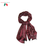 CORTINA POLO STYLE STOLA UNISEX JACQUARD CM 60x190 MADE IN ITALY