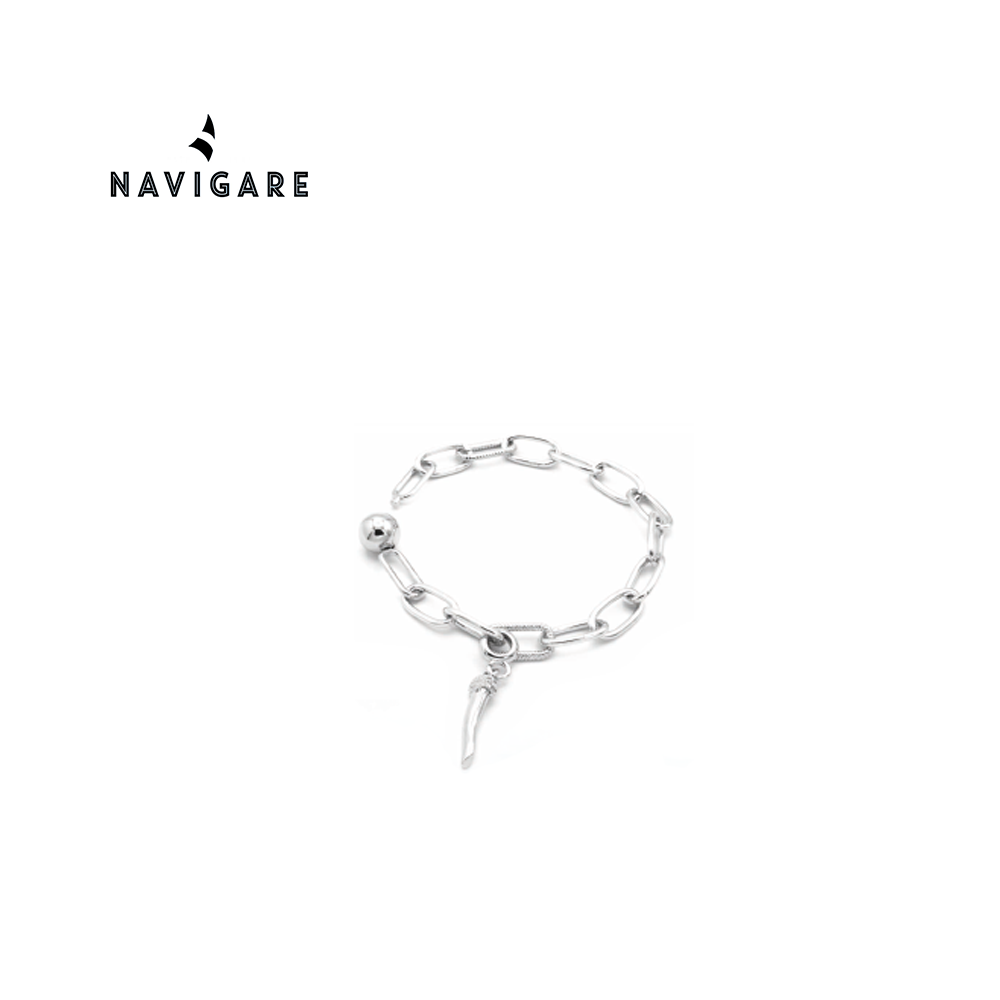 NAVIGARE BRACCIALE DONNA CON PENDENTE IN SCATOLA OMAGGIO E SHOPPER GRIFFATE