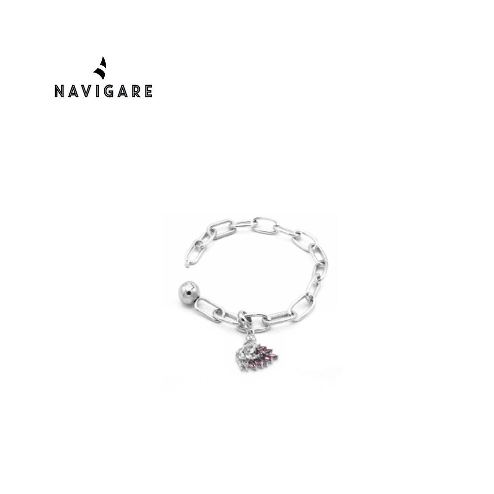 NAVIGARE BRACCIALE DONNA CON PENDENTE IN SCATOLA OMAGGIO E SHOPPER GRIFFATE