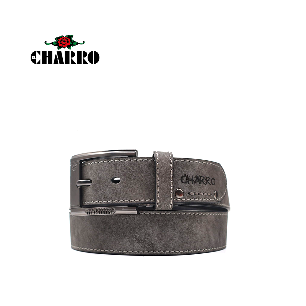 EL CHARRO - CINTURA UOMO SINTETICO FODERA PELLE*