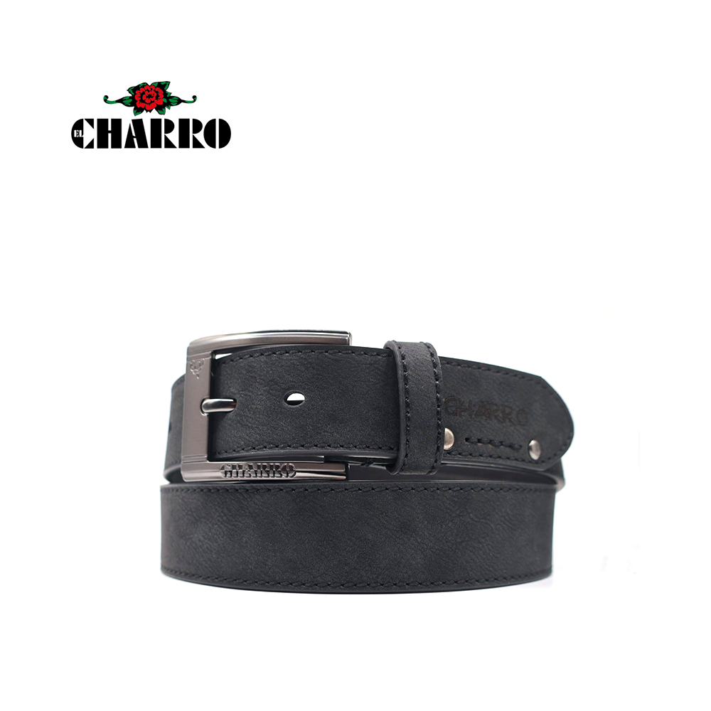 EL CHARRO - CINTURA UOMO SINTETICO FODERA PELLE*