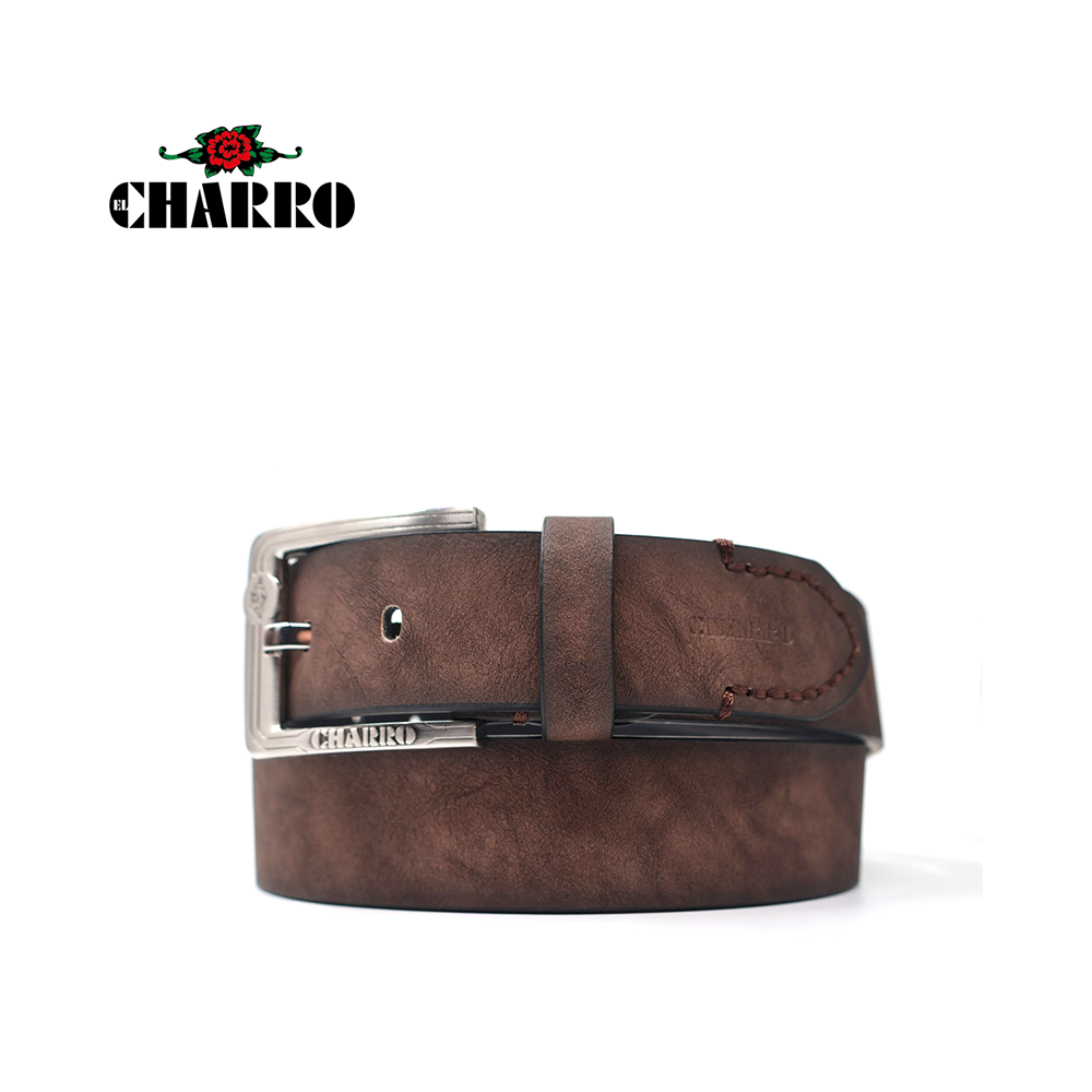 EL CHARRO - CINTURA UOMO SINTETICO FODERA PELLE*