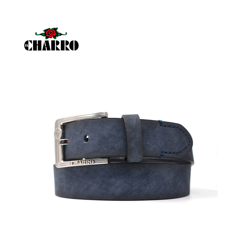 EL CHARRO - CINTURA UOMO SINTETICO FODERA PELLE*