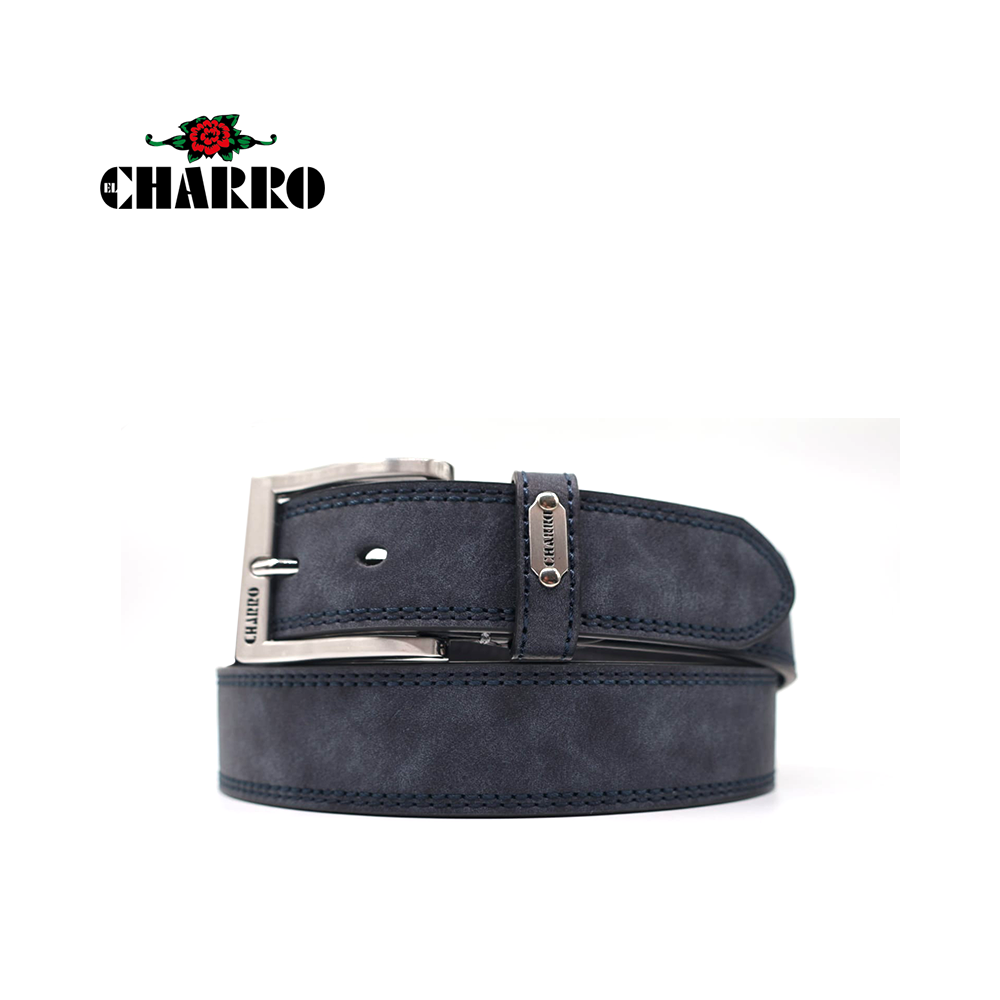 EL CHARRO - CINTURA UOMO SINTETICO FODERA PELLE*