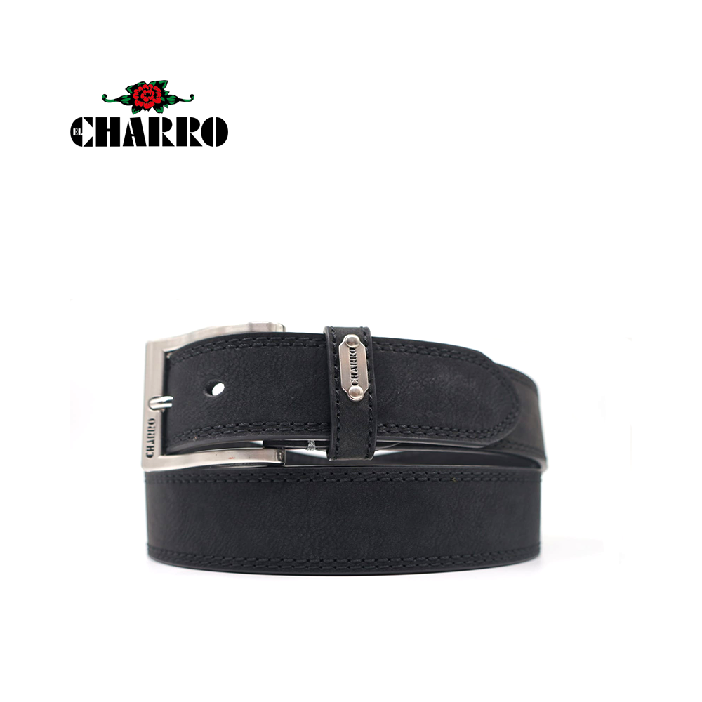 EL CHARRO - CINTURA UOMO SINTETICO FODERA PELLE*