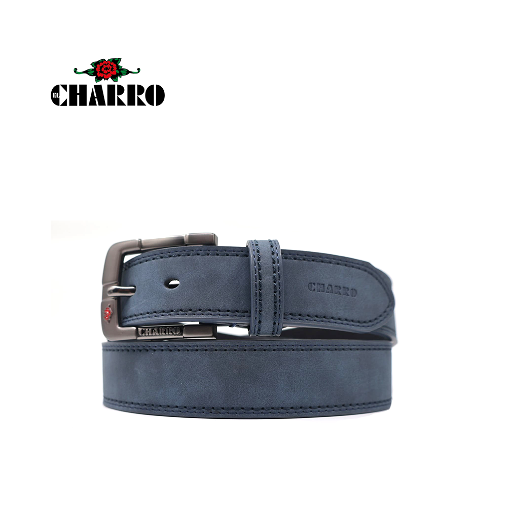EL CHARRO - CINTURA UOMO SINTETICO FODERA PELLE*