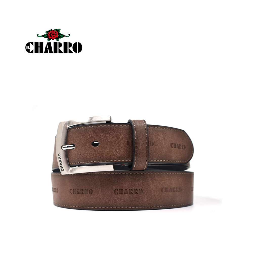 EL CHARRO - CINTURA UOMO SINTETICO FODERA PELLE*