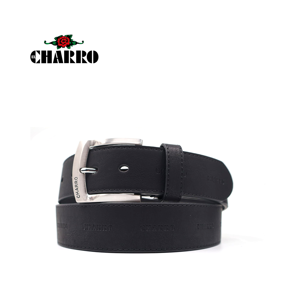EL CHARRO - CINTURA UOMO SINTETICO FODERA PELLE*