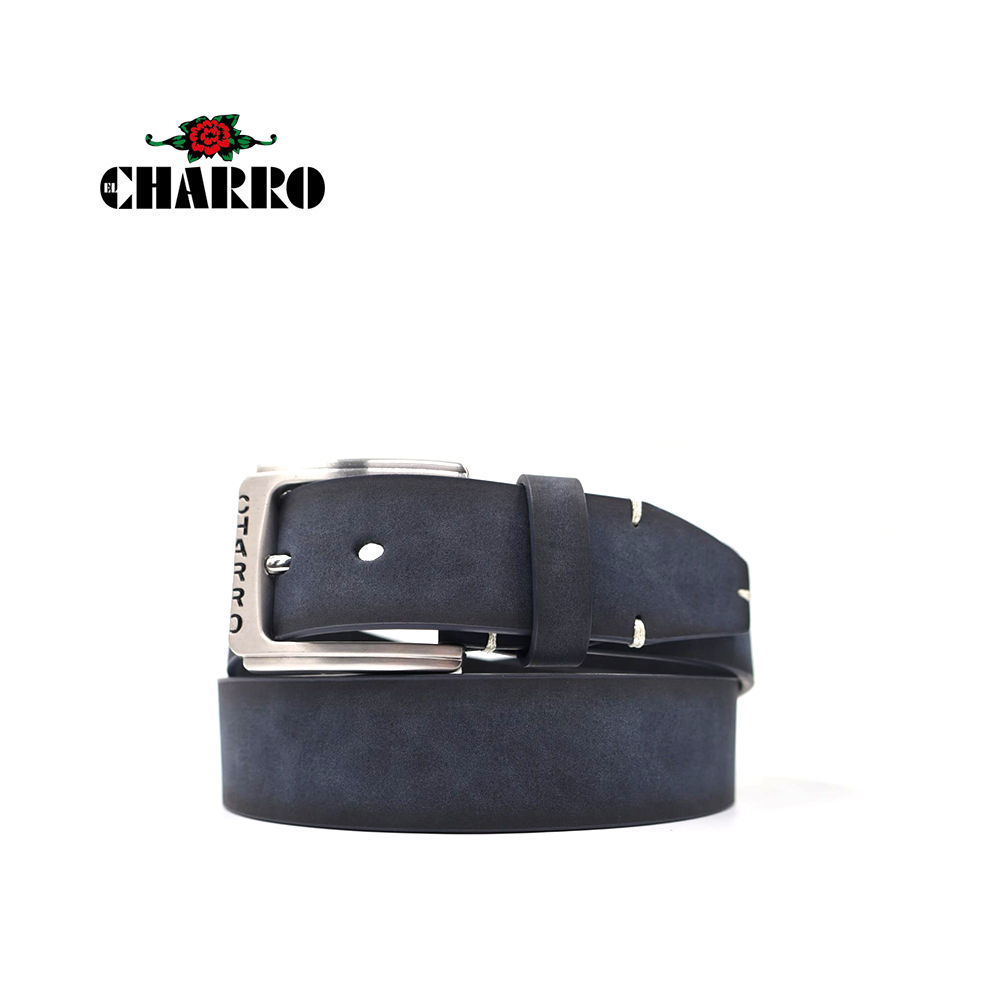 EL CHARRO - CINTURA UOMO SINTETICO FODERA PELLE*