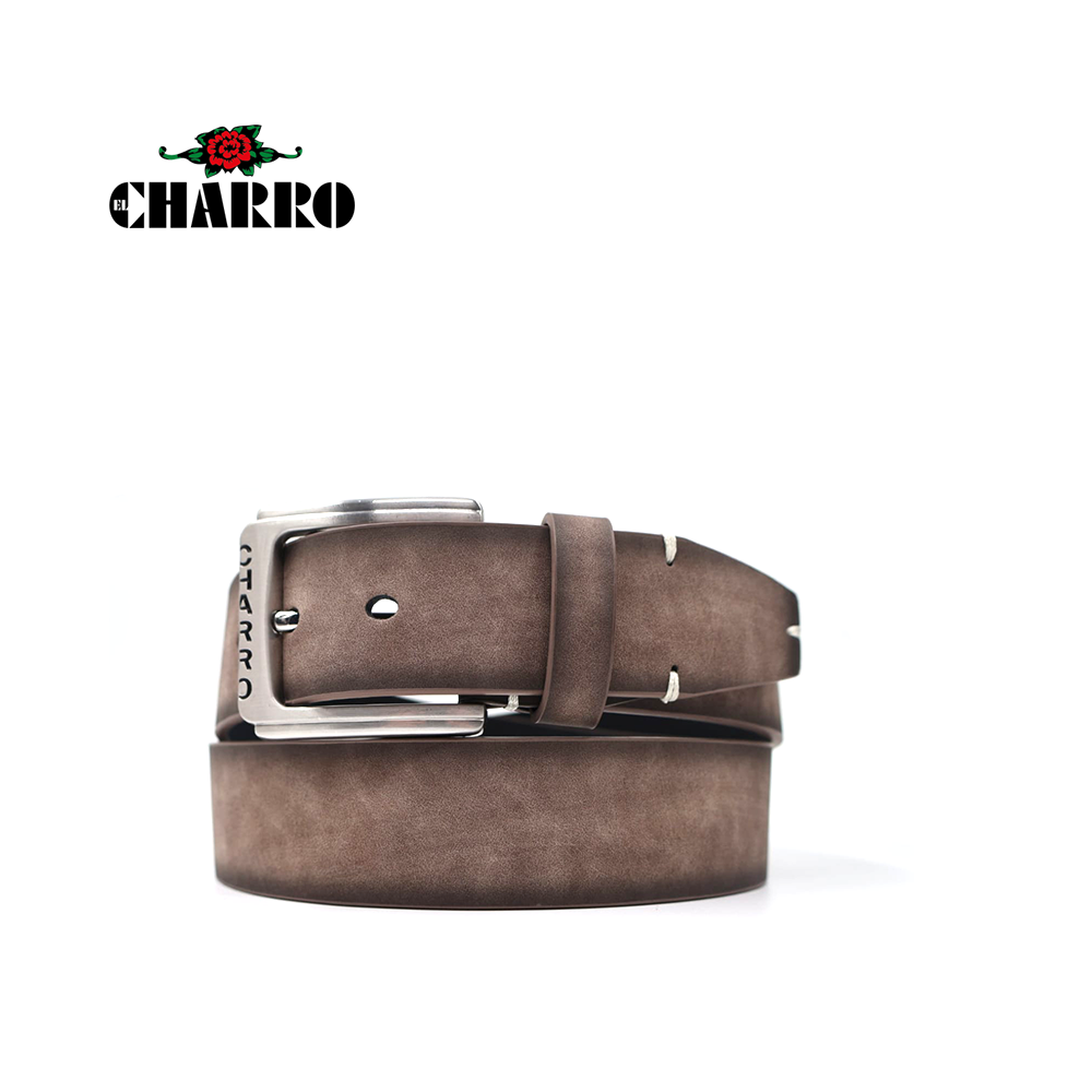 EL CHARRO - CINTURA UOMO SINTETICO FODERA PELLE*