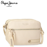 PEPE JEANS - BORSA DONNA A TRACOLLA CON 2 CERNIERE LINEA "SPRIG"