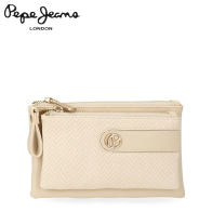 PEPE JEANS - PORTAMONETE DONNA 2 CERNIERE LINEA "SPRIG"